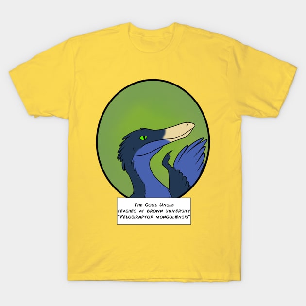 Velociraptor Uncle T-Shirt by possumtees
